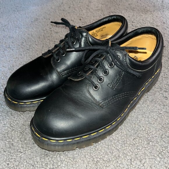 Dr. Martens Other - Vintage DR, MARTENS #8053 Made in England Black 5 Eyelet Oxford Shoes Men's UK 9